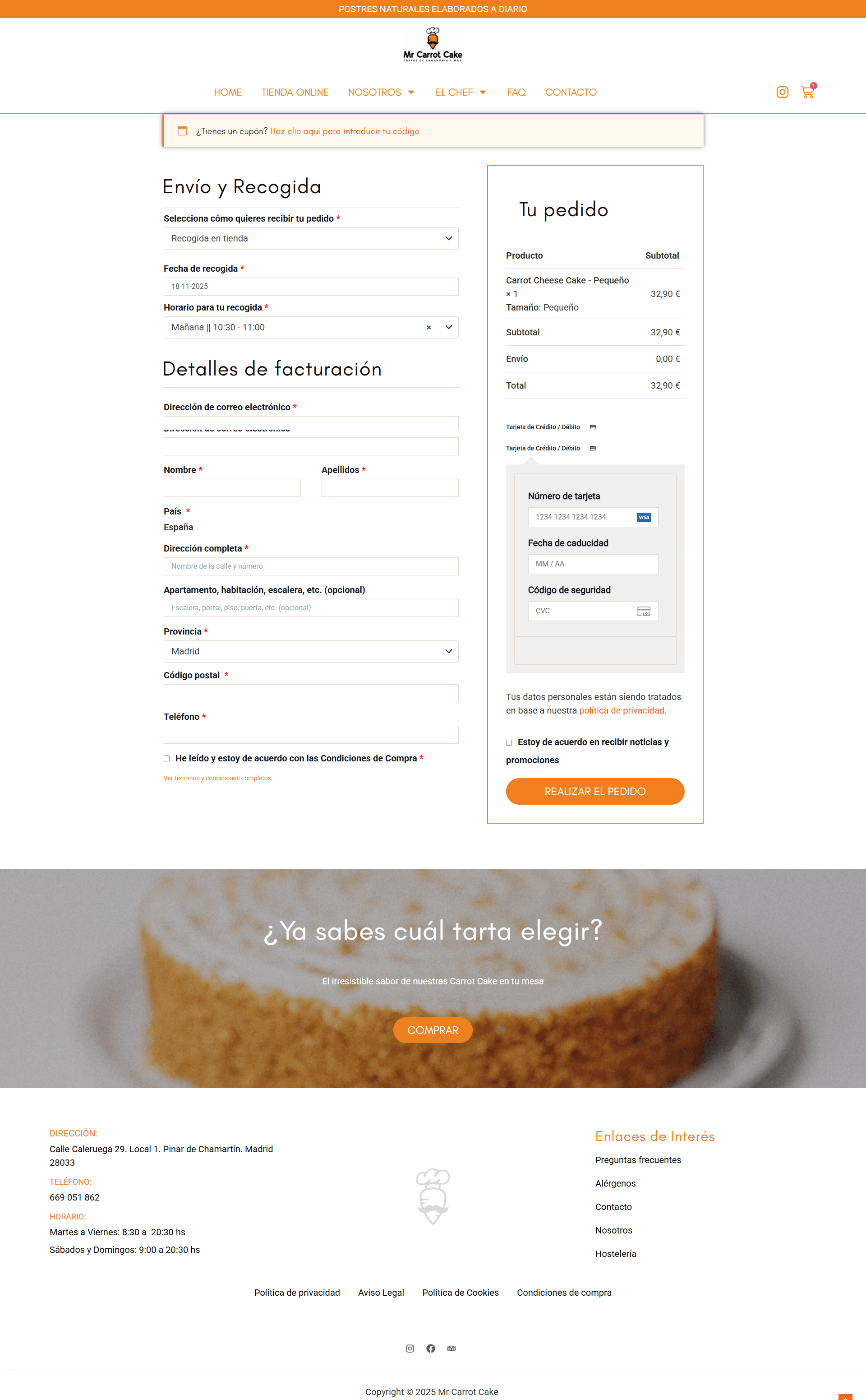 Checkout personalizado